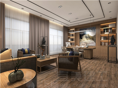 办公室家具陈设的设计技巧 三兄弟办公室4.jpg